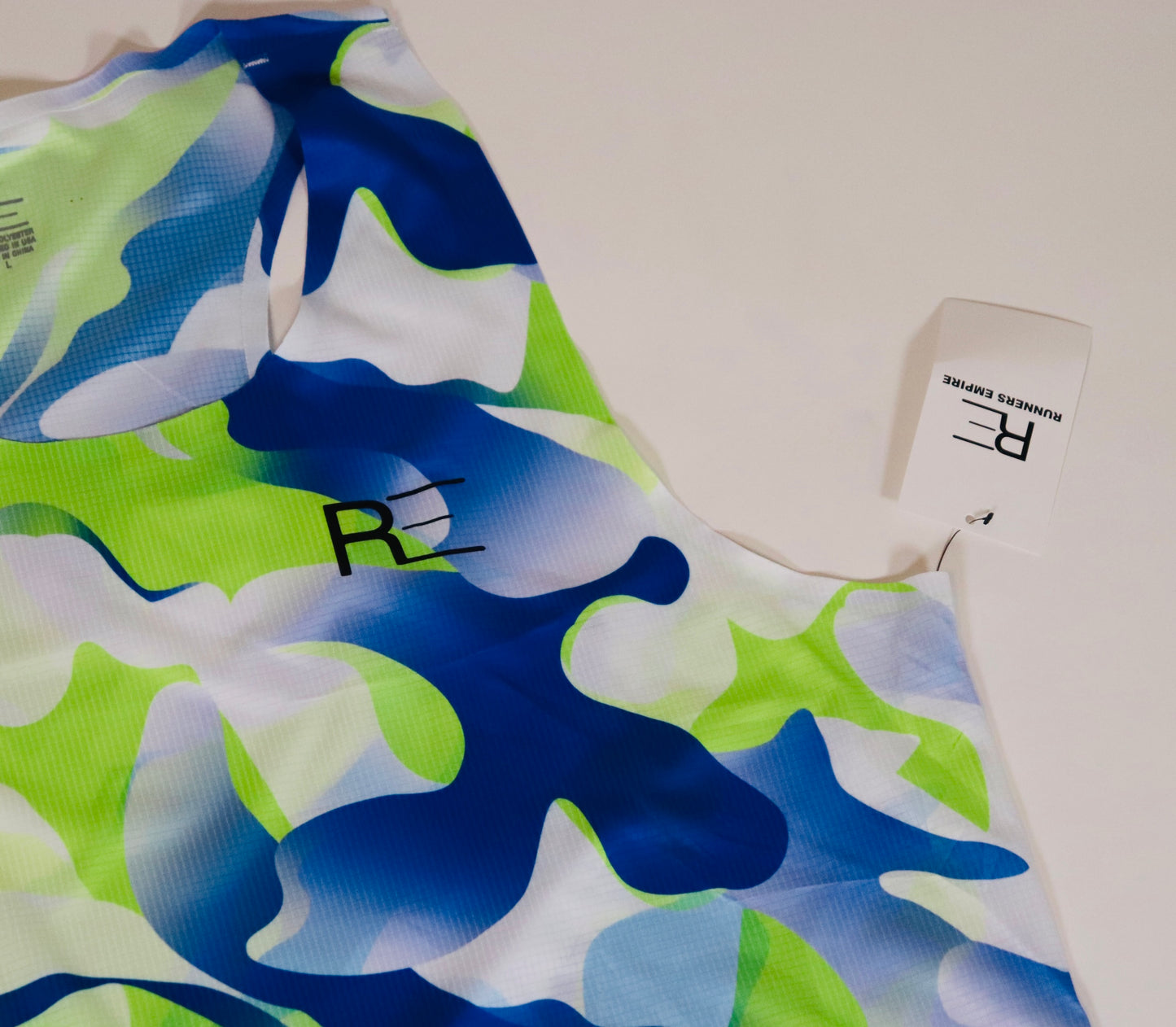 Camo Racing singlet (men's L)