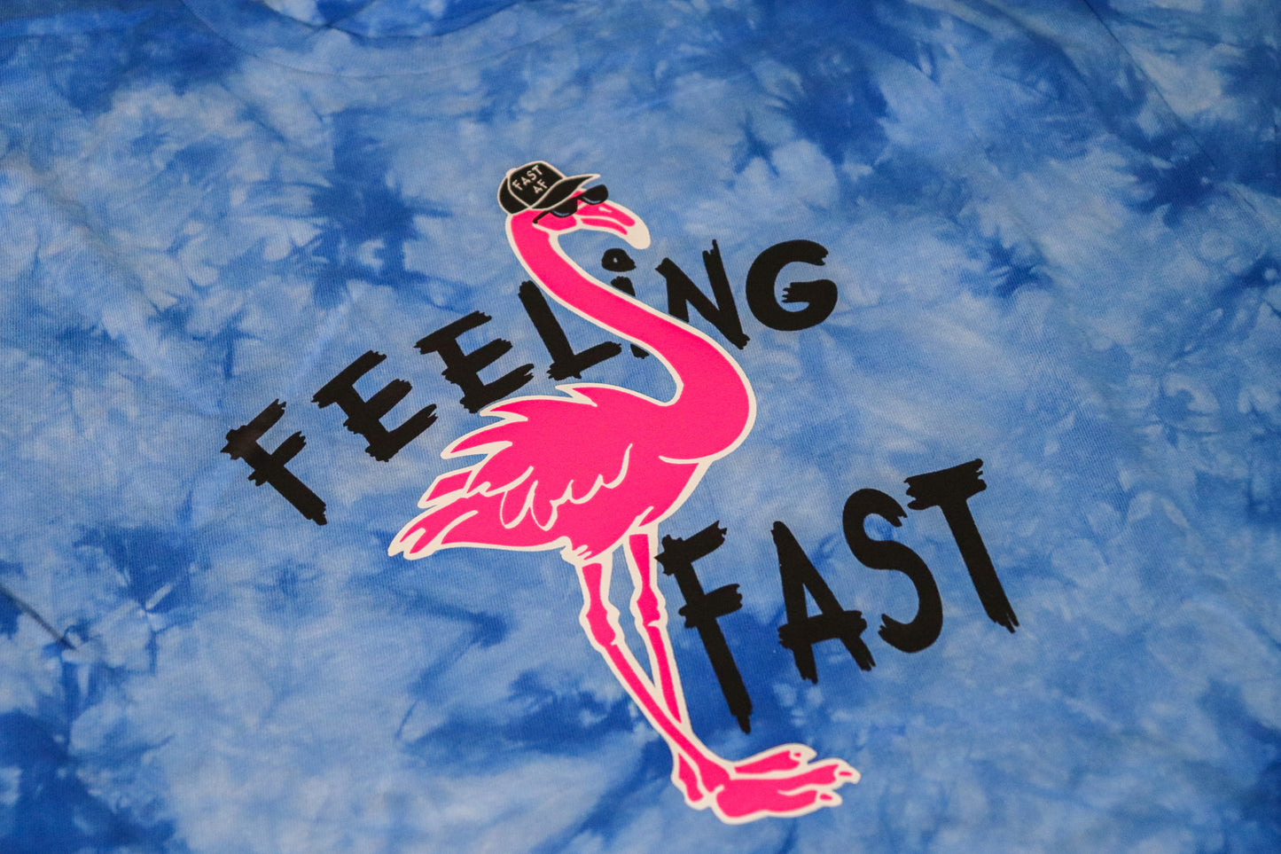 Feeling Fast Blue Splash Unisex Tee